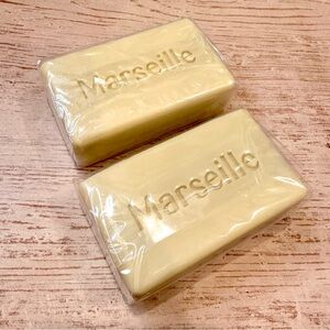 2x Cottage-Style French Milled Marseille Soap Bars 3.5oz - Lavender - Sealed